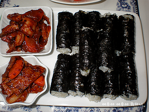 찬들김밥 이미지