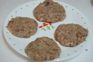 냉동실 고기 정리해서 만든 햄버거 스테이크 맛도 짱