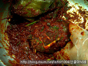 삭힌 단풍콩잎으로 만든 콩잎양념지!~*^^*[품절]