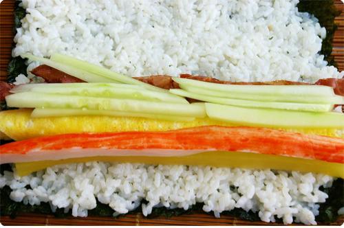 분식집의 별미 튀김김밥, 계란김밥전