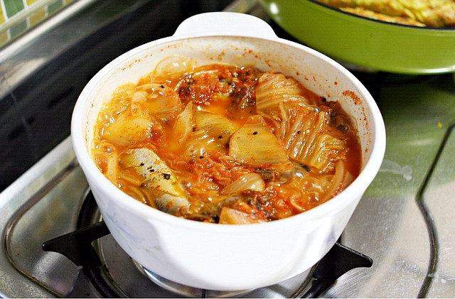 누가 만들어도 맛있는 고추장꽁치김치찌개!!