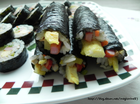 어른아이,김밥 이미지