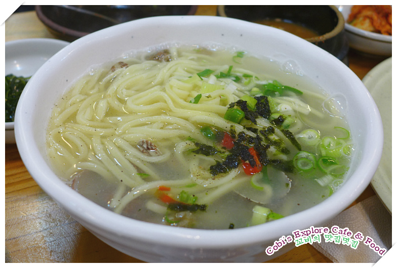 조개생칼국수 이미지