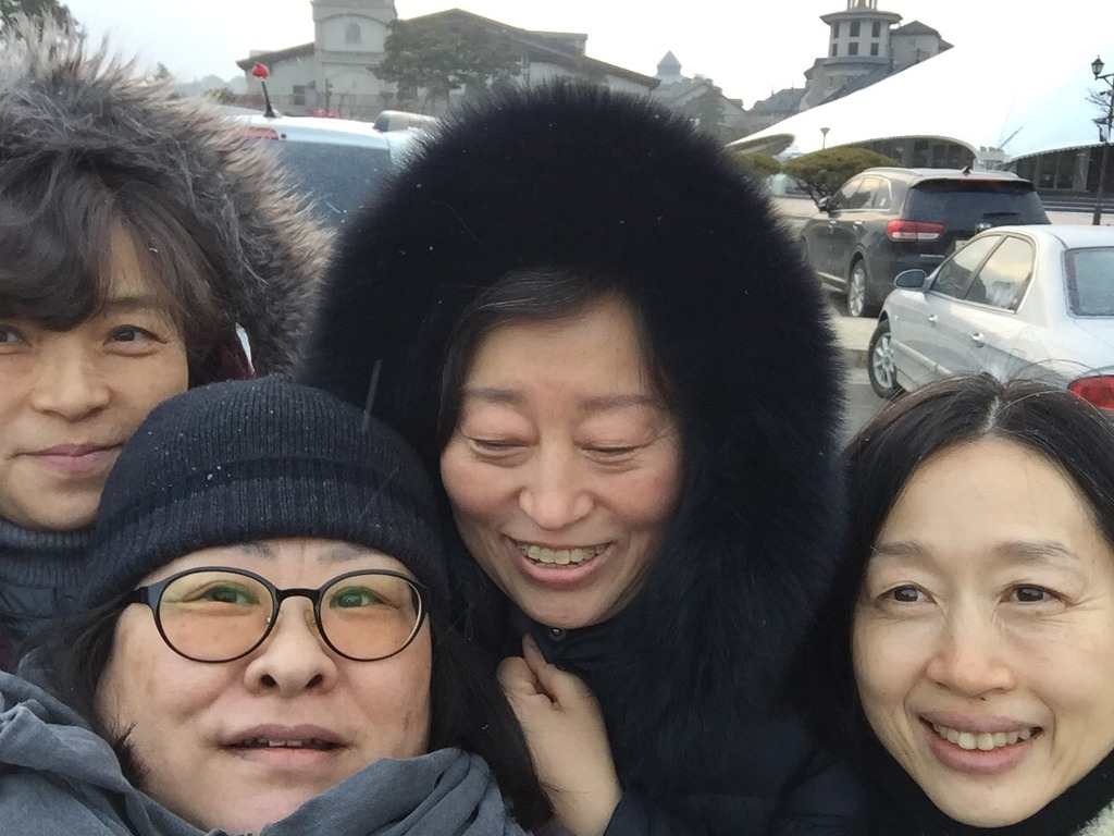 후배들과 겨울 여행—평창
