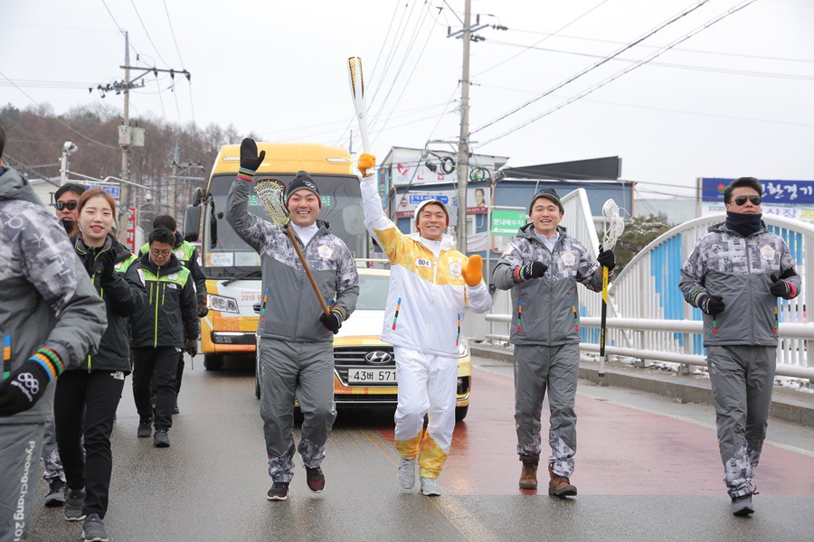 2018평창동계올림픽성화봉송 횡성달구지봉송